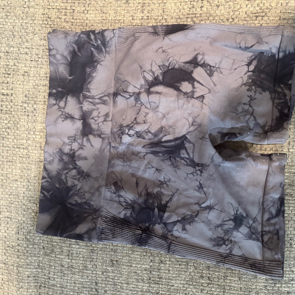 Tie-Dye Patterned Shorts